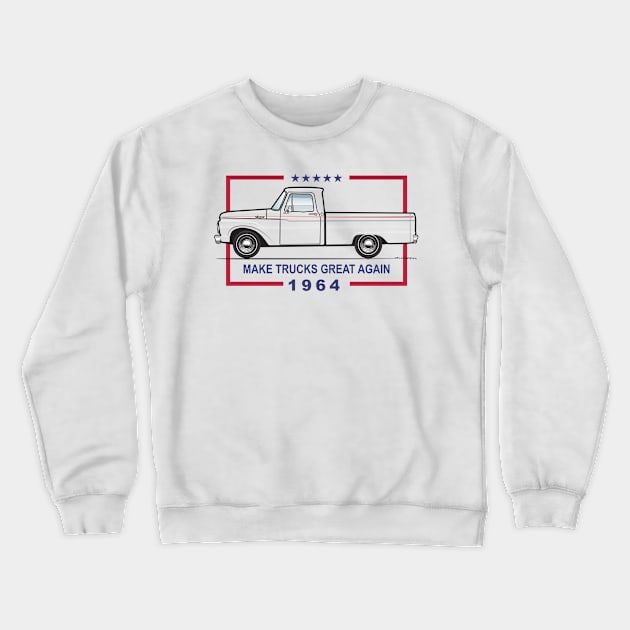 64 Great again Crewneck Sweatshirt by JRCustoms44